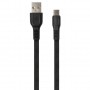 Дата кабель USB 2.0 AM to Type-C 1.0m flat art TPE back Vinga